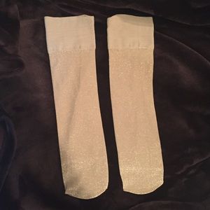 American Apparel over the knee sparkle socks